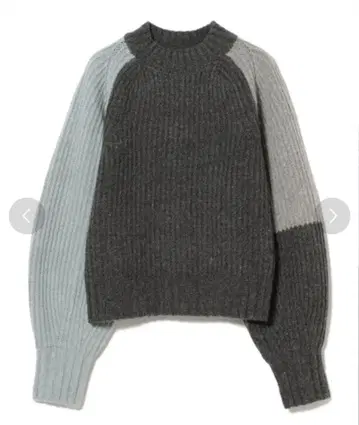 [택 포함 미사용 새상품] Demi-Luxe BEAMS 컬러 블록 니트