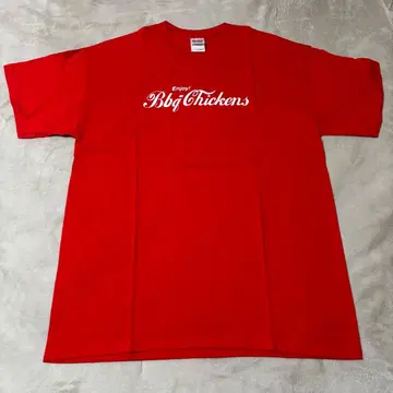 요코야마 켄 BBQ Chickens 티셔츠 빨간색 L