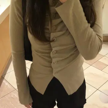 zara 드레이프 니트 가디건