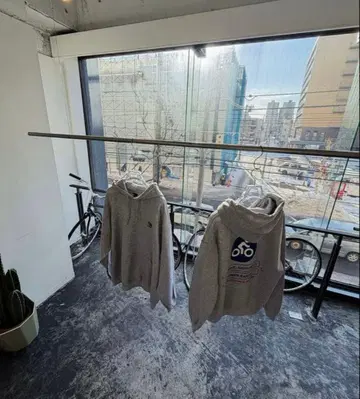 WAKE sapporo x barber sakoto 후드티 M 사이즈