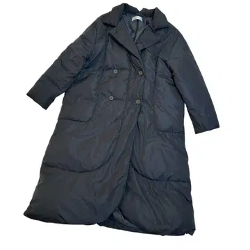 아우터 선셋 충전솜 롱 다운 코트 블랙 헨미 에미리