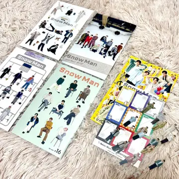 Snow Man FC 한정판 뉴스레터 5권 세트 부록 포함