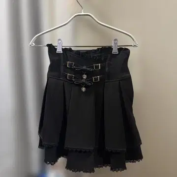 리즈리사 LIZLISA lizlisa 2단 리본 벨트 치마바지 정품