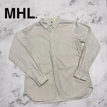 MHL. 스트라이프 버튼업 셔츠 긴팔