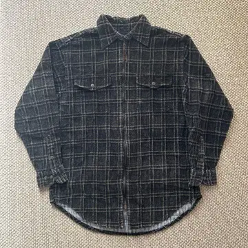 90s 세인트 존스 베이 풀 집업 코듀로이 셔츠 블랙