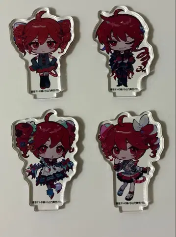 카사네테토 POP UP SHOP 미니 아크릴 스탠드 전 4종 세트