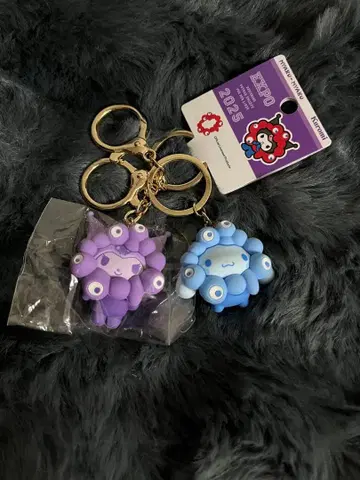 만박 먁먁 산리오 쿠로미 시나몬 최애 컬러 키링