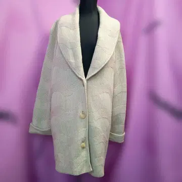 고급 밀라 쇤 니트 코트