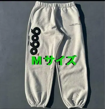 9090 로고 오리지널 스웨트 팬츠 그레이