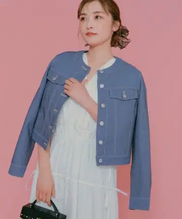 [새상품급] 데님 라이크 자켓 블루 36 셀포드