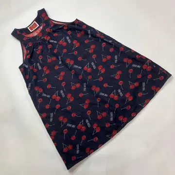 [ 새상품급 ] 핑크하우스 네이비 체리 패턴 원피스/2020년