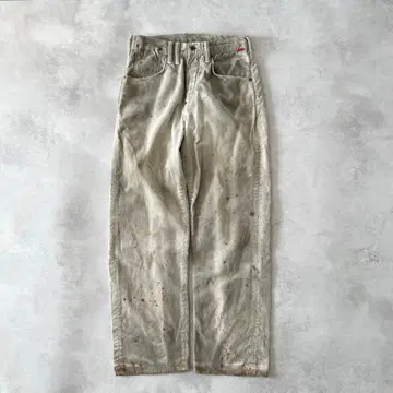 ANACHRONORM 코듀로이 팬츠 데미지 흙가공 오버다이 34