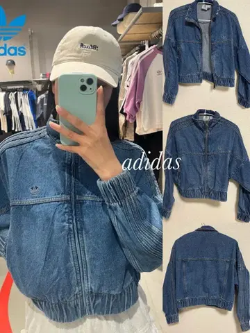 adidas 데님 자켓