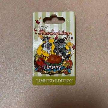 포카혼타스 미코 & 퍼시 DLR 땡스기빙 2015 핀 배지