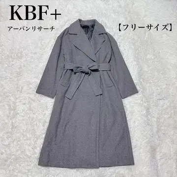 KBF+ 어반 리서치 체스터 코트 그레이 프리 사이즈 벨트