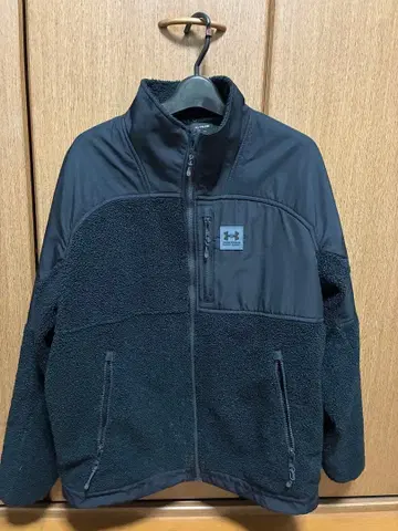 언더아머 블랙 플리스 자켓 XL