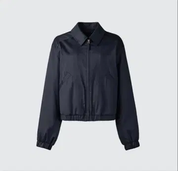 유니클로 U 집업 숏 블루종 XL