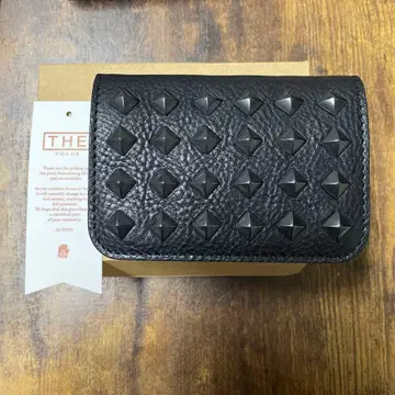 THEUNION 스터드 장식 접이식 지갑