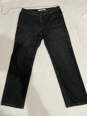 마드모아젤 논 논 블랙 데님 팬츠