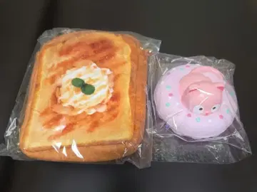 마치 빵 같은 <숄더백> 캐러멜 아이스 패턴 & 고양이 도넛 스퀴즈