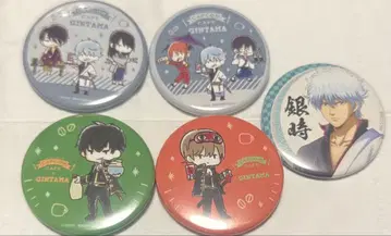 은혼 캔뱃지 5개 세트 캡콤 카페 기타