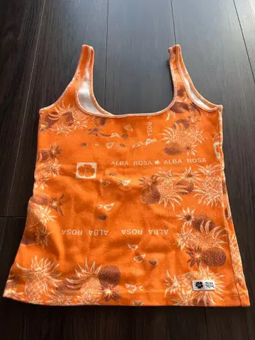 ALBA ROSA 파인애플 패턴 탱크탑 M