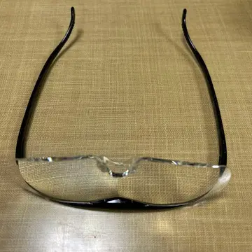 하즈키 확대 렌즈 안경 블랙 1.85배