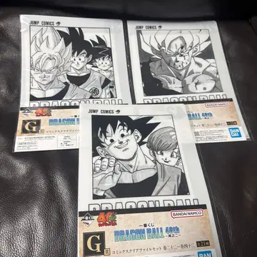 제일복권 드래곤볼 40th G상 코믹스 클리어 파일 세트