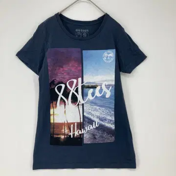 88tees 하와이 포토 프린트 T셔츠 S 사이즈