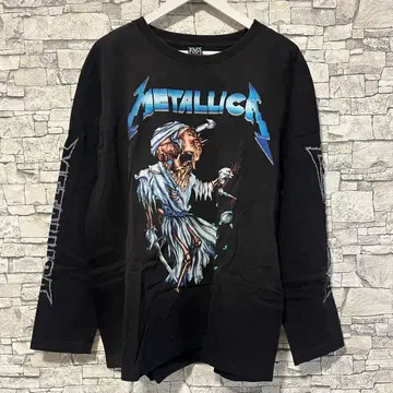 [ 메탈리카 ] Metallica 스컬 디자인 긴팔 티셔츠 XL 롱T