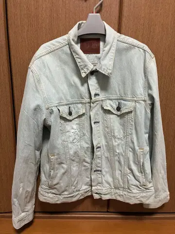 EDWIN 라이트 블루 데님 자켓