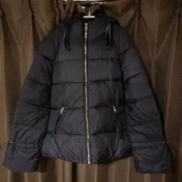 ZARA BASIC 블랙 다운 자켓