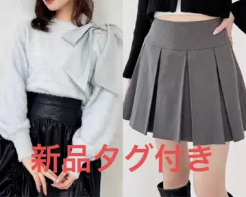 택 포함 새상품 더즐린 니트 헤더 스커트 묶음 판매