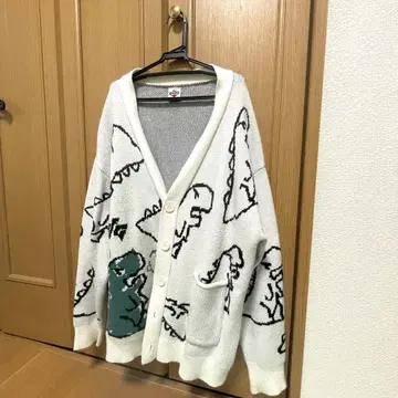 HOOK 가디건 화이트 M 사이즈