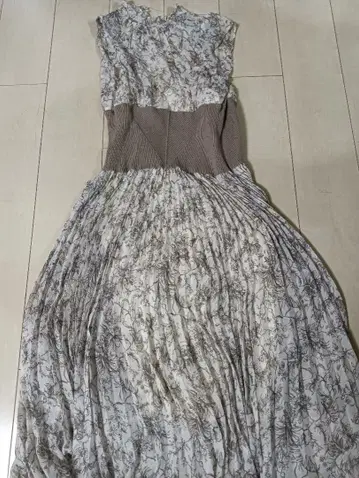 SNIDEL 꽃무늬 쉬폰 맥시 드레스 원피스