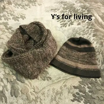Y s forliving 니트 캡 넥워머 세트