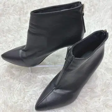 [ 빈티지 ] 스틸레토 힐 펌프스 백 지퍼 23.5cm