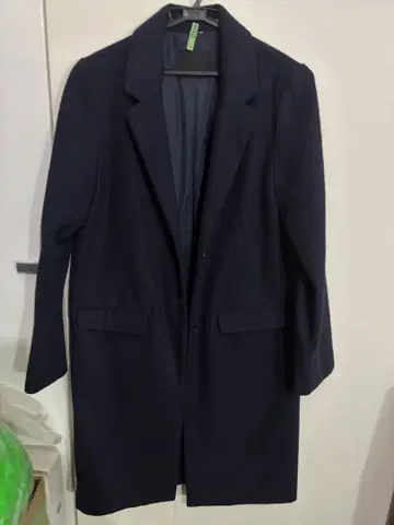 KBF 네이비 체스터 코트