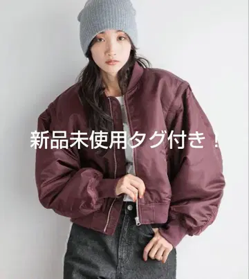 새상품 미사용 로리즈팜 2WAY 베스트 MA1 자켓