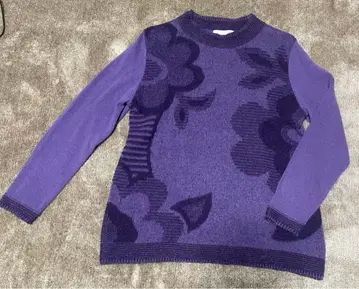 캐시미어 100% 스웨터 퍼플