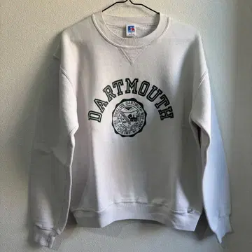 90s USA제 Russell DARTMOUTH 칼리지 맨투맨 M 화이트