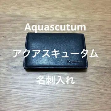 Aquascutum 아쿠아 스큐텀 명함지갑