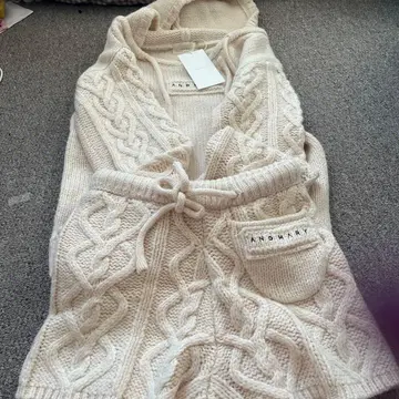 andmary Mou 루즈 니트 세트업 아이보리