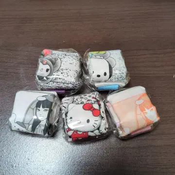 이토 준지 산리오 캐릭터즈 토트백 전 5종 풀컴프 세트