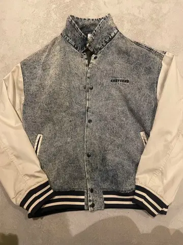 CONVERSE ALL STAR 바시티 자켓 데님/화이트