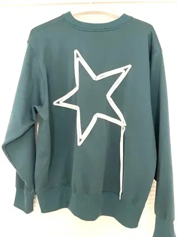 컨버스 별 모양 자수 그린 트레이닝복