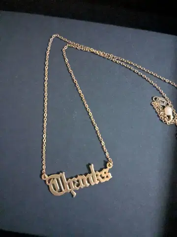 m Jewelry 목걸이 골드 thanks
