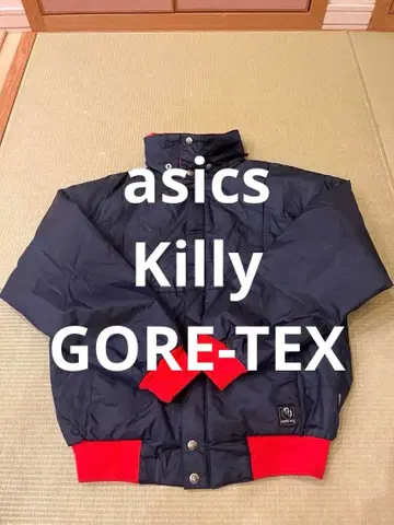 ASICS GORE-TEX 점퍼 네이비/레드