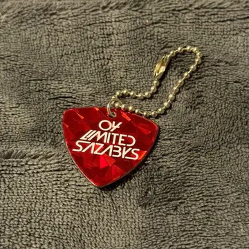 04 Limited Sazabys 무도관 피크 키링 빨간색