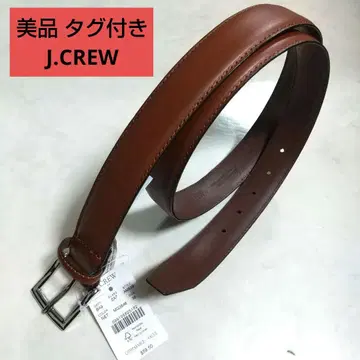 새상품급 택 포함 J.CREW 제이크루 가죽 벨트 브라운